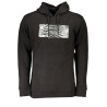 CAVALLI CLASS MEN&39S BLACK ZIP-OUT SWEATSHIRT