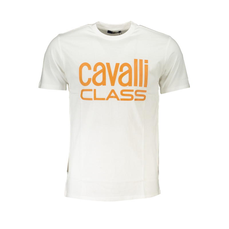 CAVALLI CLASS MEN&39S SHORT SLEEVED T-SHIRT WHITE