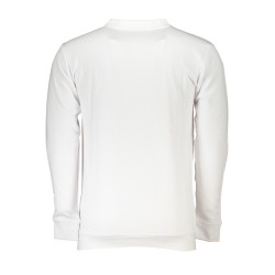 CAVALLI CLASS MEN&39S WHITE ZIPLESS SWEATSHIRT