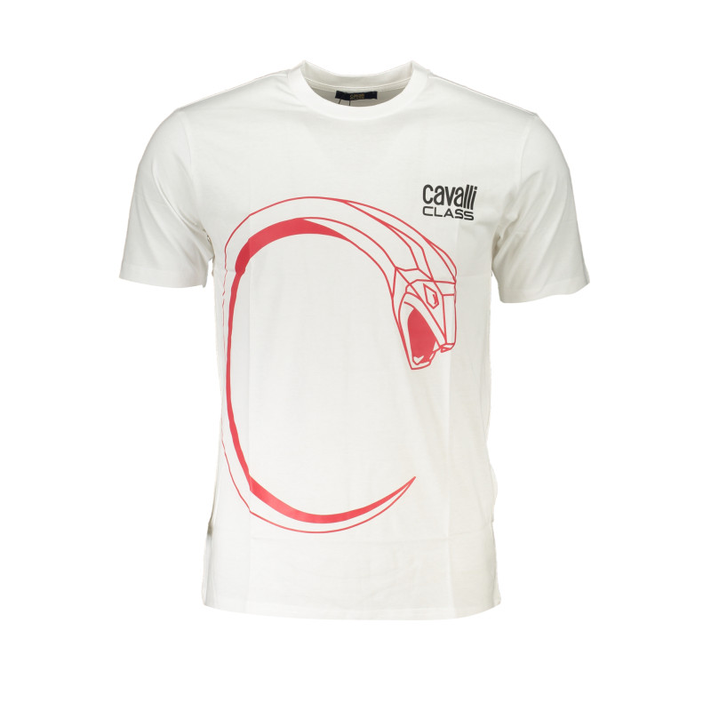 CAVALLI CLASS MEN&39S SHORT SLEEVED T-SHIRT WHITE