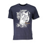 CAVALLI CLASS MEN&39S SHORT SLEEVED T-SHIRT BLUE