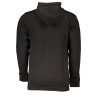 CAVALLI CLASS MEN&39S BLACK ZIP-OUT SWEATSHIRT