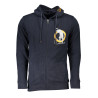 CAVALLI CLASS MEN&39S BLUE ZIP SWEATSHIRT