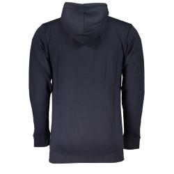 CAVALLI CLASS MEN&39S BLUE ZIP SWEATSHIRT