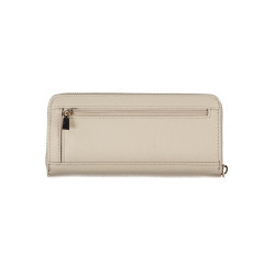 GUESS JEANS WOMEN&39S WALLET BEIGE