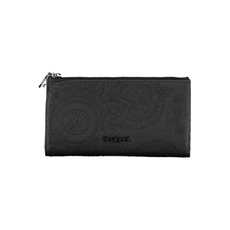 DESIGUAL BLACK WOMEN&39S WALLET