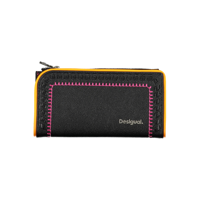 DESIGUAL BLACK WOMEN&39S WALLET