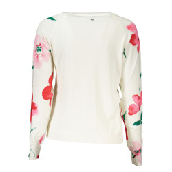 DESIGUAL WHITE WOMEN&39S SWEATER