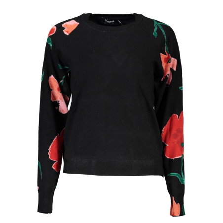 DESIGUAL BLACK WOMEN&39S SWEATER