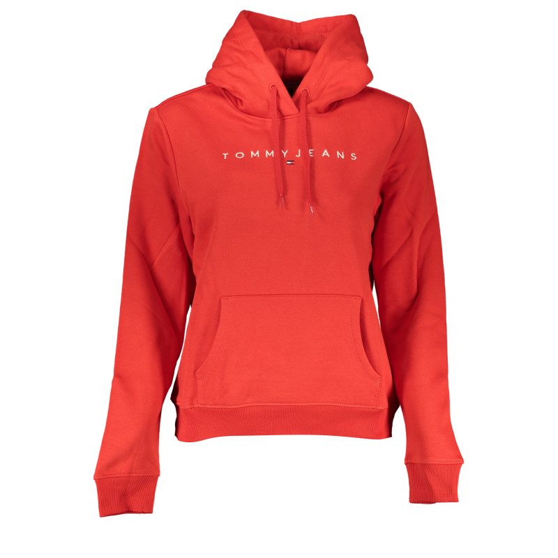 TOMMY HILFIGER FELPA SENZA ZIP DONNA ROSSO