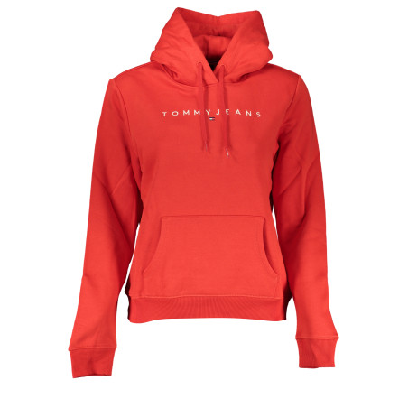 TOMMY HILFIGER FELPA SENZA ZIP DONNA ROSSO