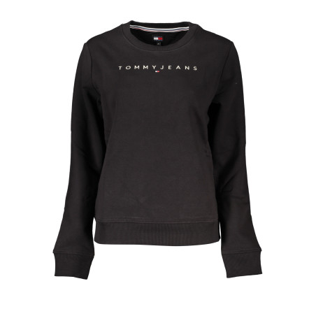 TOMMY HILFIGER FELPA SENZA ZIP DONNA NERO