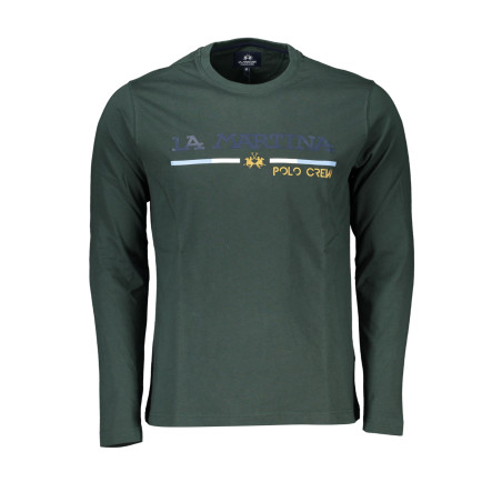 LA MARTINA T-SHIRT MANICHE LUNGHE UOMO VERDE