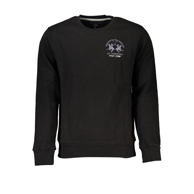 LA MARTINA BLACK MEN&39S ZIPLESS SWEATSHIRT