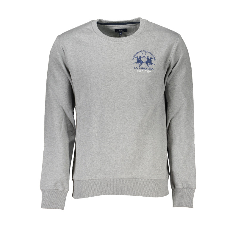 LA MARTINA MEN&39S GRAY ZIPLESS SWEATSHIRT