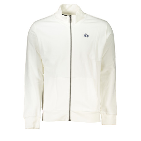 LA MARTINA MEN&39S WHITE ZIP SWEATSHIRT