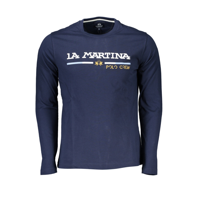 LA MARTINA MEN&39S LONG SLEEVE T-SHIRT BLUE