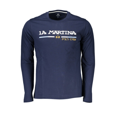 LA MARTINA T-SHIRT MANICHE LUNGHE UOMO BLU