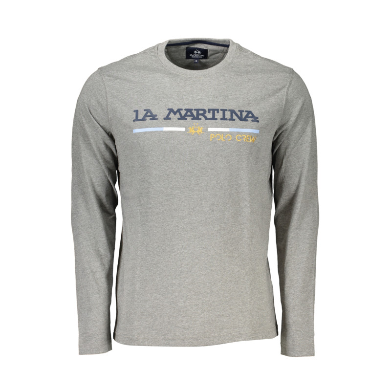 LA MARTINA T-SHIRT MANICHE LUNGHE UOMO GRIGIO