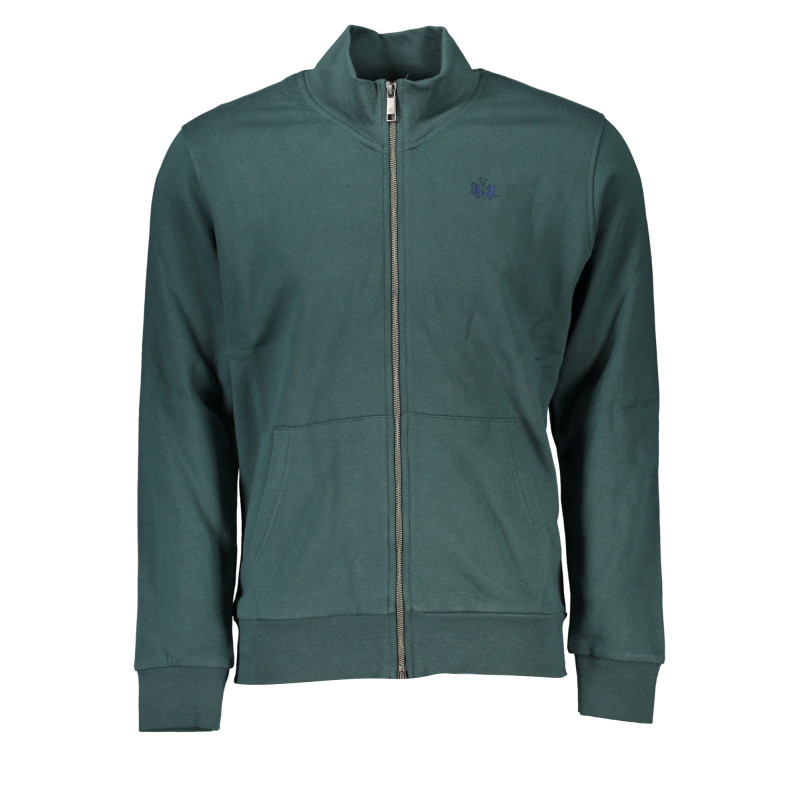 LA MARTINA MEN&39S GREEN ZIP SWEATSHIRT