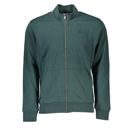 LA MARTINA MEN&39S GREEN ZIP SWEATSHIRT