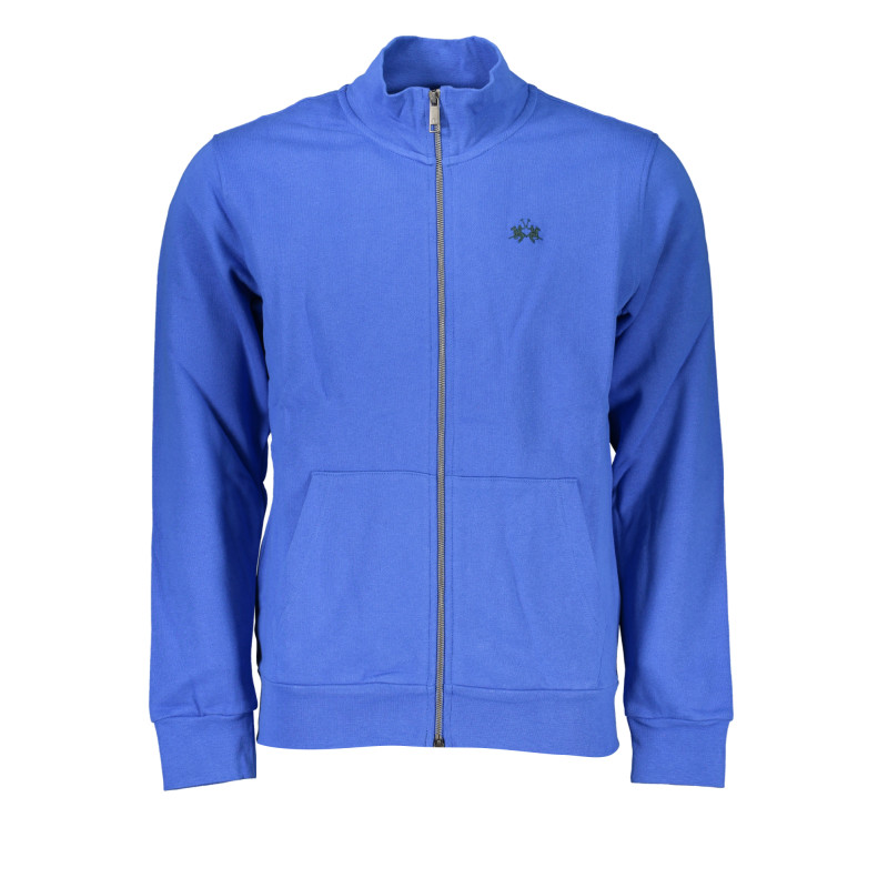 LA MARTINA MEN&39S BLUE ZIP SWEATSHIRT