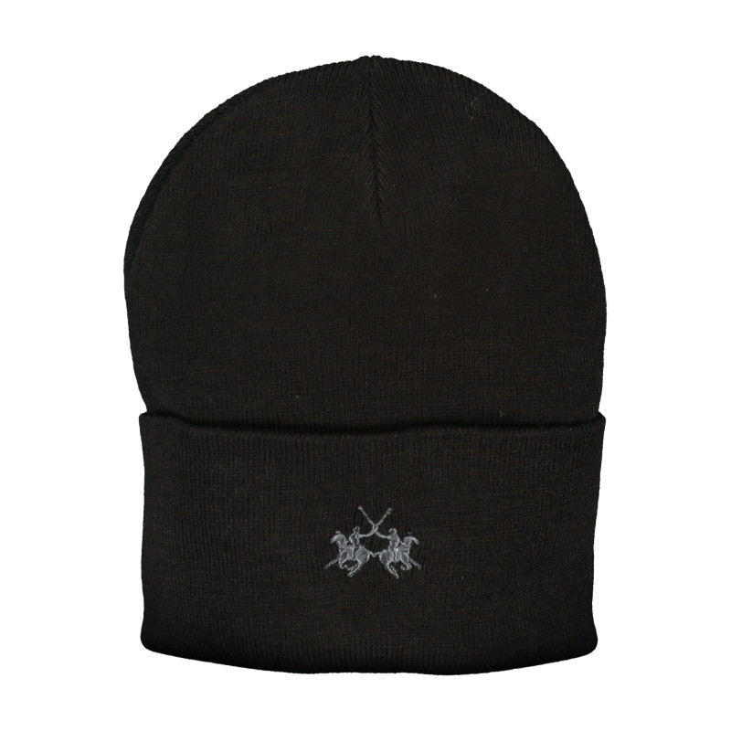 LA MARTINA BLACK MEN&39S BEANIE