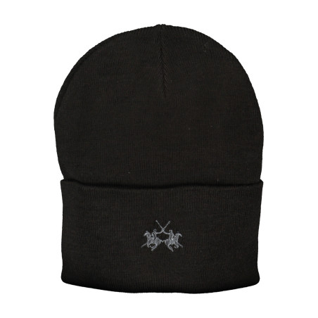 LA MARTINA BLACK MEN&39S BEANIE