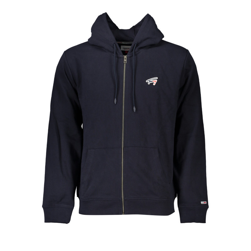 TOMMY HILFIGER FELPA CON ZIP UOMO BLU