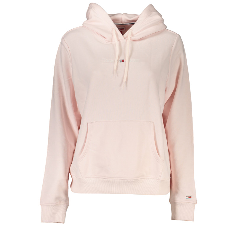 TOMMY HILFIGER FELPA SENZA ZIP DONNA ROSA