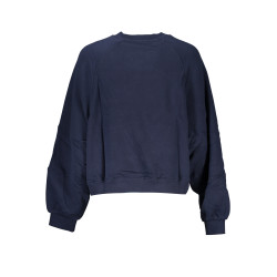 TOMMY HILFIGER WOMEN&39S BLUE ZIPLESS SWEATSHIRT