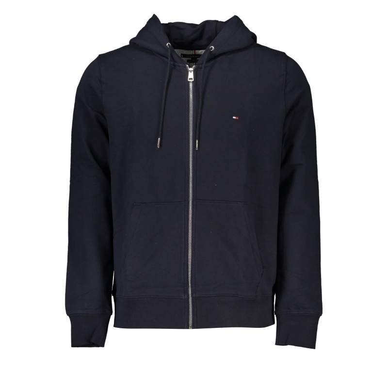 TOMMY HILFIGER FELPA CON ZIP UOMO BLU