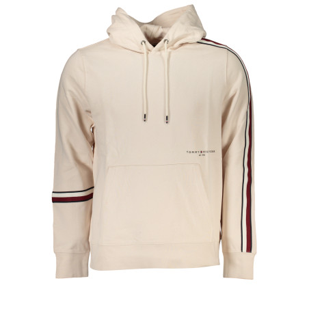 TOMMY HILFIGER FELPA SENZA ZIP UOMO BEIGE