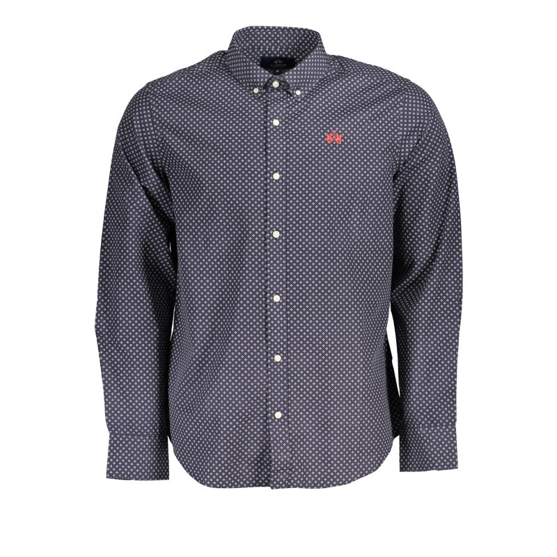 LA MARTINA MEN&39S LONG SLEEVE SHIRT BLUE