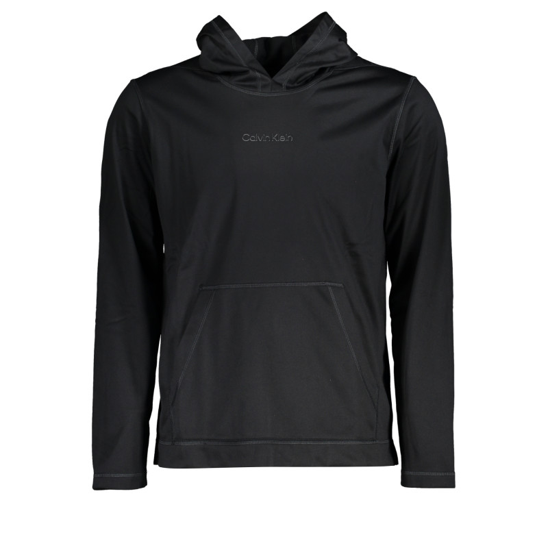 CALVIN KLEIN MEN&39S BLACK ZIPLESS SWEATSHIRT