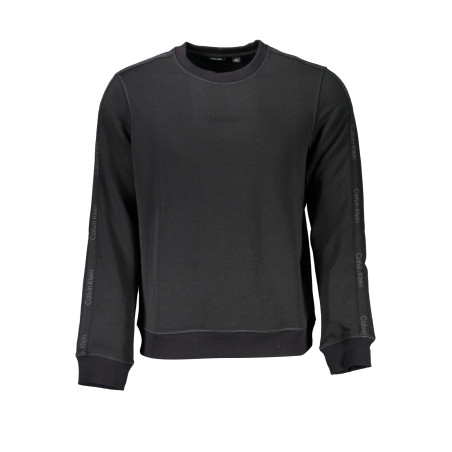 CALVIN KLEIN MEN&39S BLACK ZIPLESS SWEATSHIRT