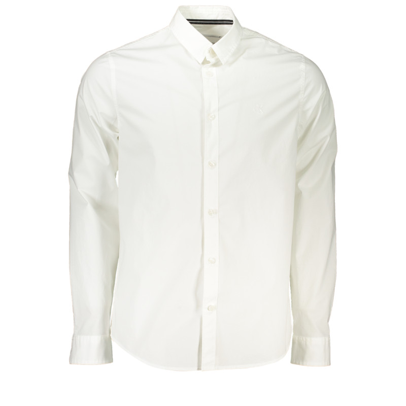 CALVIN KLEIN CAMICIA MANICHE LUNGHE UOMO BIANCO