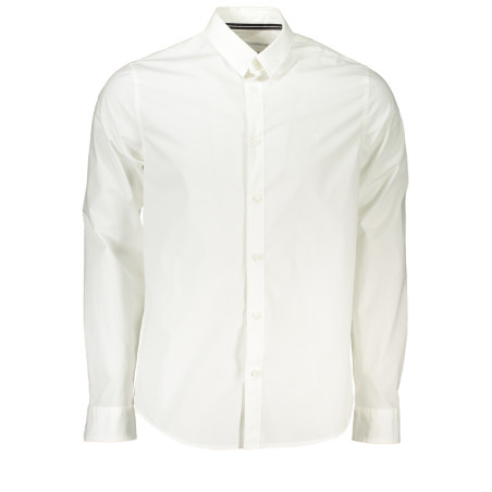 CALVIN KLEIN MEN&39S WHITE LONG SLEEVE SHIRT