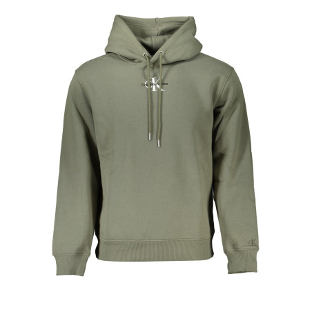 CALVIN KLEIN MEN&39S GREEN ZIPLESS SWEATSHIRT