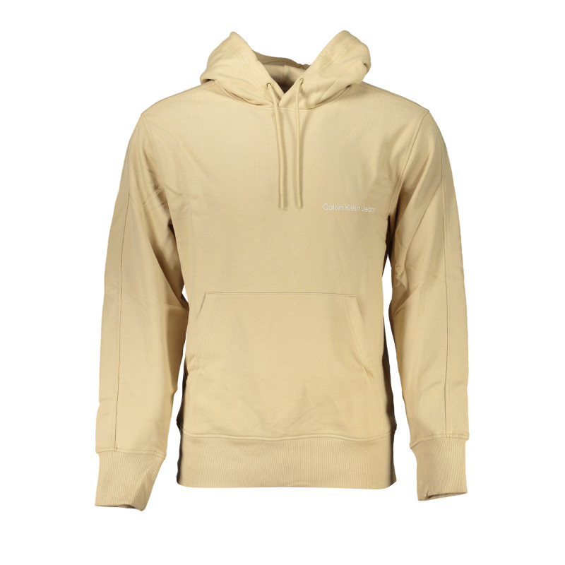 CALVIN KLEIN FELPA SENZA ZIP UOMO BEIGE