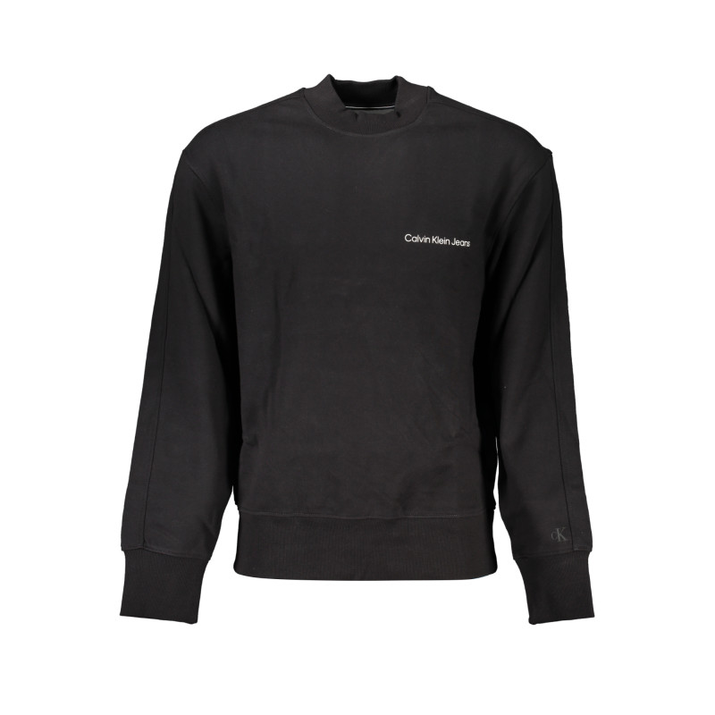 CALVIN KLEIN MEN&39S BLACK ZIPLESS SWEATSHIRT