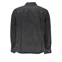 CALVIN KLEIN CAMICIA MANICHE LUNGHE UOMO NERO