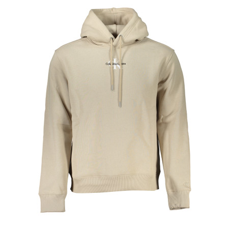 CALVIN KLEIN FELPA SENZA ZIP UOMO BEIGE