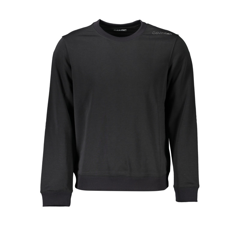 CALVIN KLEIN MEN&39S BLACK ZIPLESS SWEATSHIRT