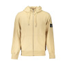 CALVIN KLEIN MEN&39S BEIGE ZIP SWEATSHIRT