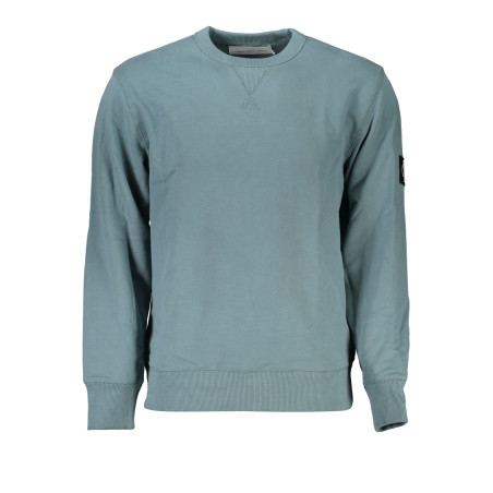 CALVIN KLEIN MEN&39S GREEN ZIPLESS SWEATSHIRT