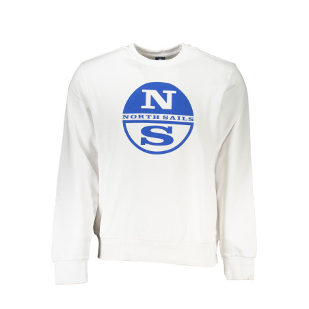 NORTH SAILS MEN&39S WHITE ZIPLESS SWEATSHIRT