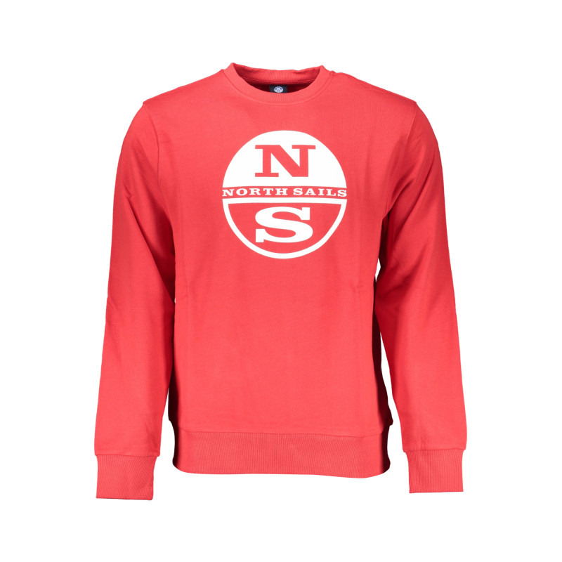 NORTH SAILS MEN&39S RED ZIP-OUT SWEATSHIRT