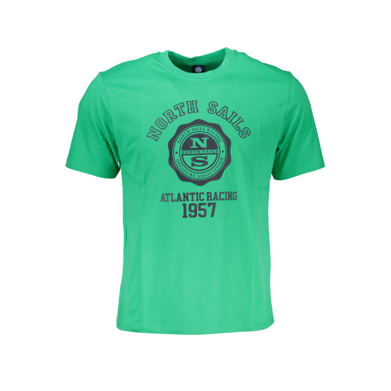 NORTH SAILS T-SHIRT MANICHE CORTE UOMO VERDE