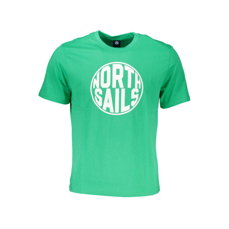 NORTH SAILS T-SHIRT MANICHE CORTE UOMO VERDE